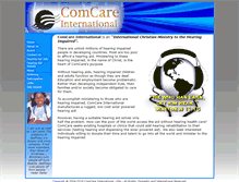 Tablet Screenshot of comcareinternational.org